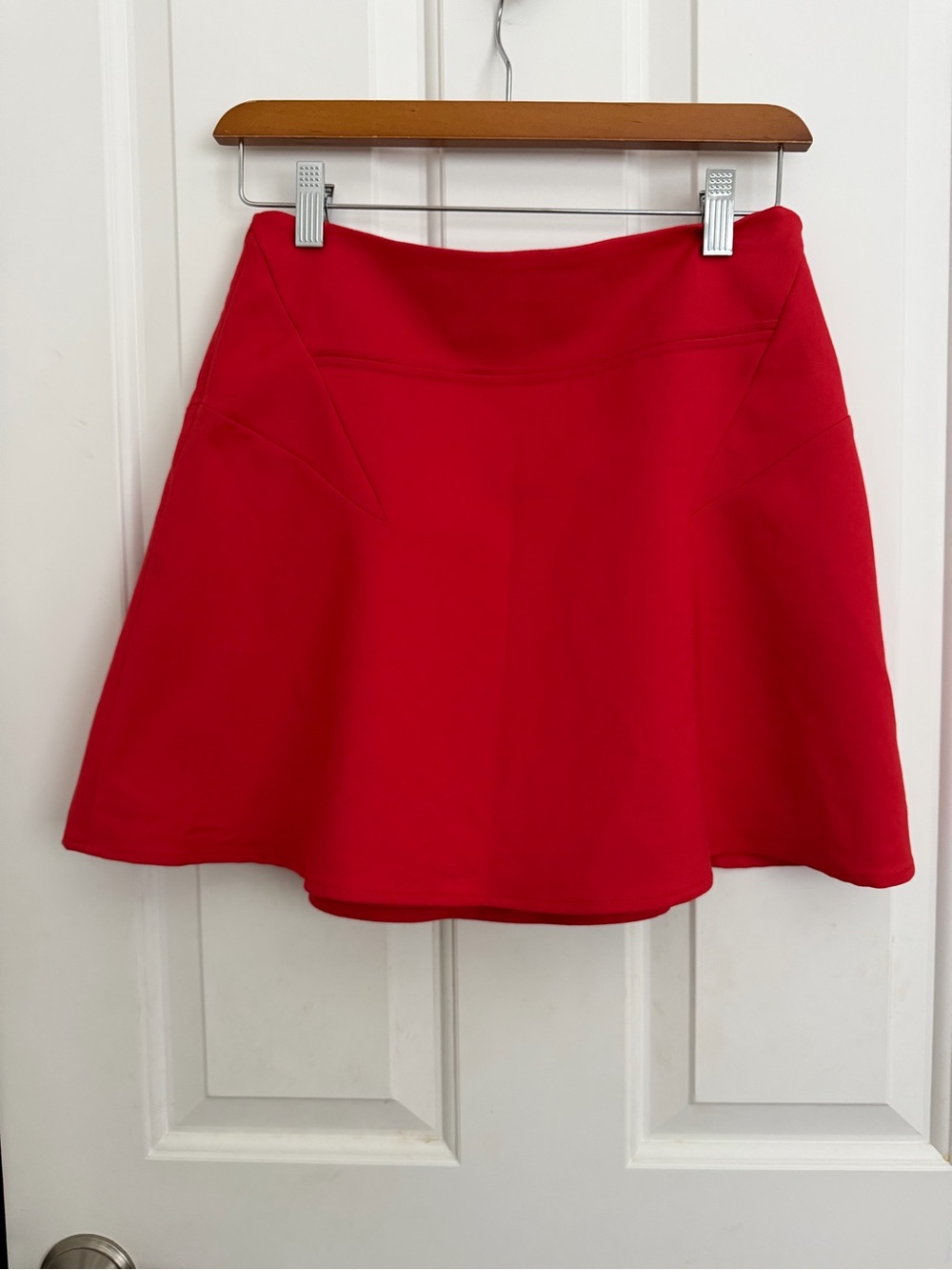 Zara Bright Red Circle Skirt